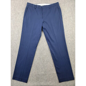 J Crew Pants Mens 32x30 Blue Ludlow Slim Larusmiani Tessuti Flat Front